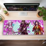 Warrior Trio Samurai Mousepad